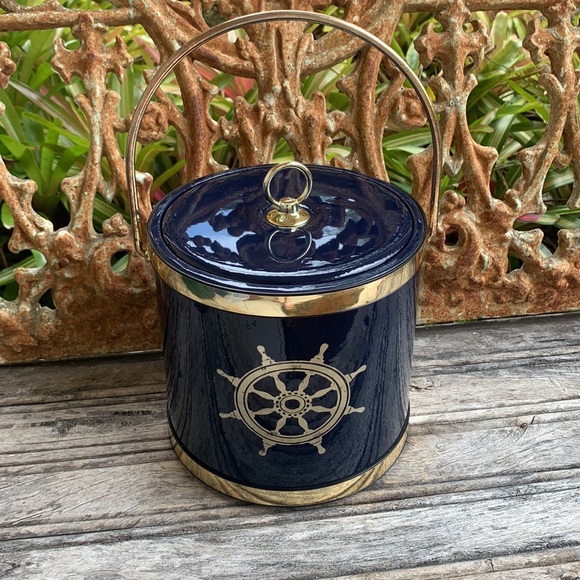 Vintage Nautical Kraftware Large Ice Bucket - Picture 9 of 9
